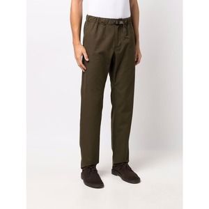 A.P.C. Men's Straight Leg Belted Waist Trouser Pant Olive Green Size 44‎